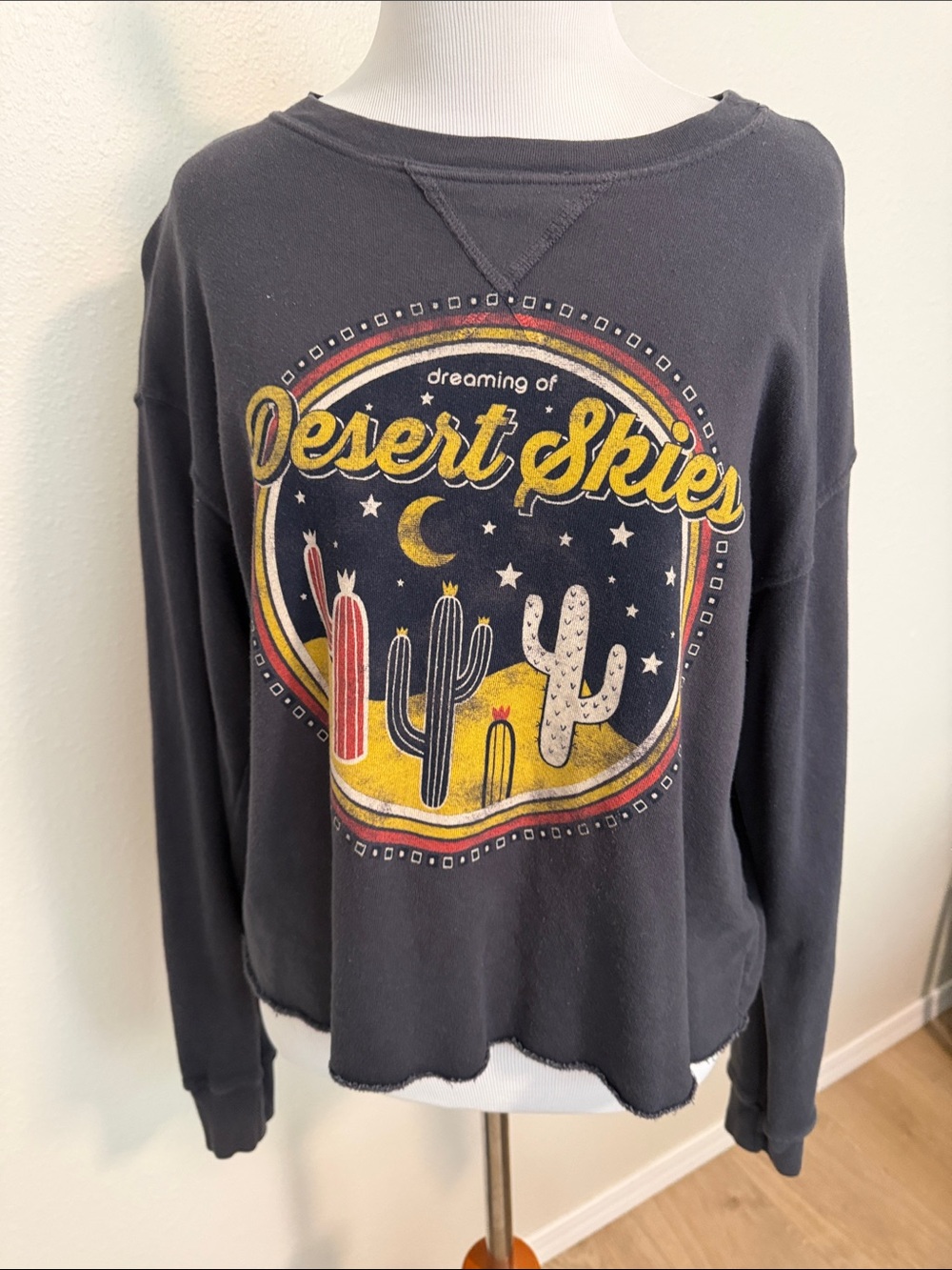 Desert Skies Graphic Sweatshirt - Black